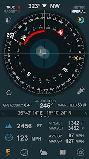 Compass 54 All-in-One GPS, Weather, Map, Camera Pro 1.7