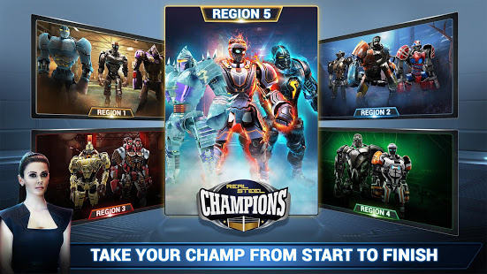 Real Steel Champions 2.4.144 Mod + DATA (a lot of money)