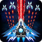 Space Shooter Galaxy Attack v1.423 Mod APK Infinite Diamonds Cards Medal